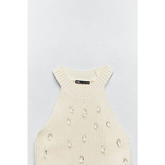 CHENILLE CRYSTAL TOP ZARA  - Picture 10 of 11